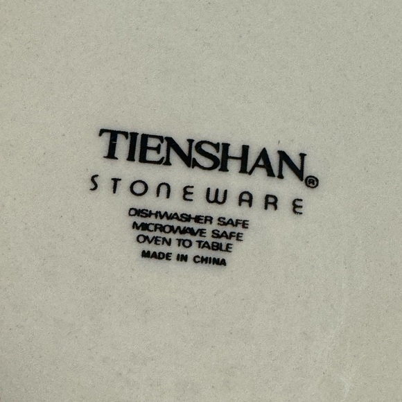 Vintage Tienshan Stoneware "Memories"  3 Salad Plate Set Cottagecore Country EUC - Picture 4 of 10